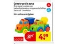 playing kids constructie auto