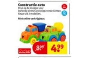 playing kids constructie auto