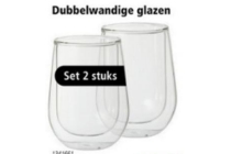 dubbelwandige glazen