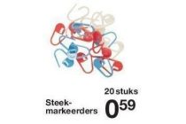 steekmarkeerders