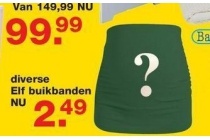 diverse elf buikbanden