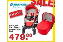 maxi cosi mura plus 4 folkloric red pack