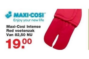 maxi cosi intense red voetenzak