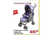 x adventure 4 stand buggy lila