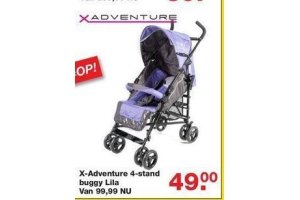 x adventure 4 stand buggy lila
