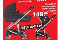 xtravel en diverse ander combi kinderwagens