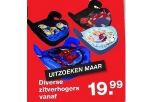 diverse zitverhogers