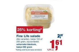 fine life salade