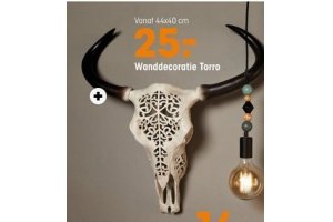 wanddecoratie torro