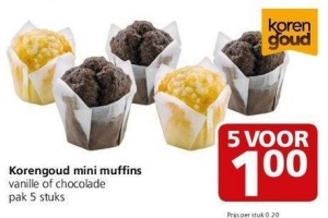 korengoud mini muffins jan linders