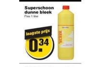 superschoon bleek