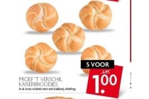 proef t verschil kaiserbroodjes