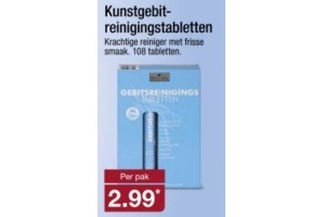 kunstgebit reinigingstabletten
