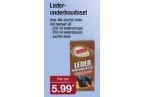 leder onderhoudsset