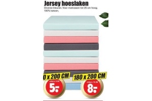 jersey hoeslaken