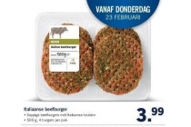 italiaanse beefburger