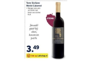 terre siciliane merlot cabernet