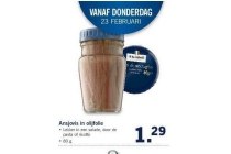 ansjovis in olijfolie