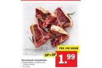 gemarineerde lamskoteletten