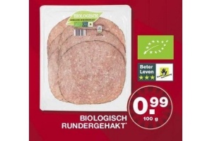 biologisch rundergehakt