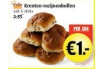krenten rozijnenbollen