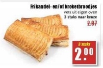 frikandel en of kroketbroodjes