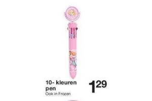 10 kleuren pen