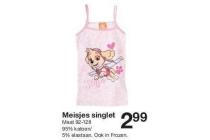 meisjes singlet