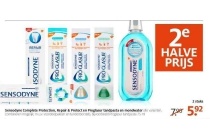 sensodyne complete protection repair en protect en proglasur tandpasta en mondwater