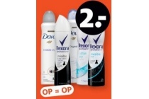 dove 250 ml en rexona 200 ml