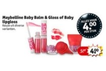 maybelline baby balm en gloss of baby lipgloss