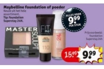maybelline foundation of poeder