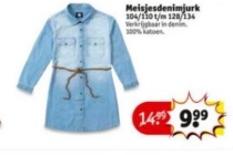 meisjesdenimjurk