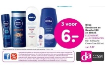 nivea deodorant en douchegel