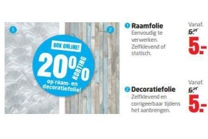 raamfolie en raamdecoratie