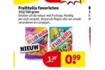 fruittella favorieten