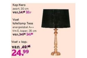 voet tafellamp tess