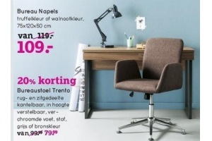 bureaustoel trento