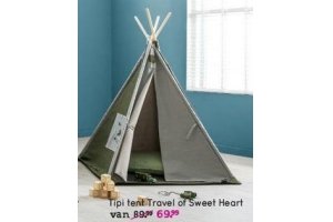 tipi tent travel of sweet heart