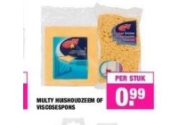 multy huishoudzeem of viscosespons nu eur0 99 per stuk