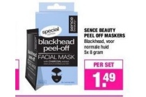 sence beauty peel off maskers nu eur1 49 per set