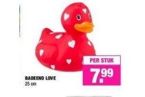 badeend love nu eur7 99 per stuk