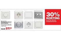 30 korting op al het sencys schakelmateriaal