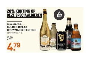 20 korting op speciaalbieren