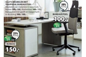 trappedal bureaustoel