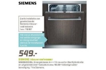 siemens inbouwvaatwasser