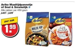aviko maaltijdpannetje of snel en smakelijk