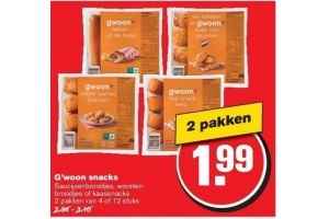 g woon snacks