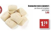 boonacker mini ciabatta