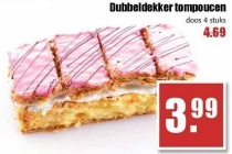 dubbeldekker tompoucen nu voor eur3 99